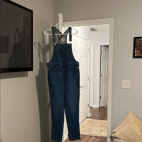 Women's Denim Overalls - Picture 1 of 6